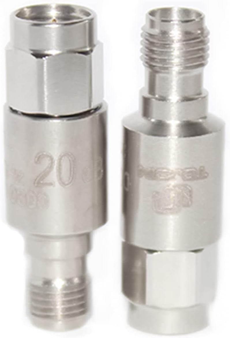 UU TOJOIN TOJOIN SMA Male to Female Attenuator/Coaxial RF Attenuator, DC to 8GHz, 50Ohm, 2W, 20dB, SMA 8G Attenuator 5PCS - Image 3
